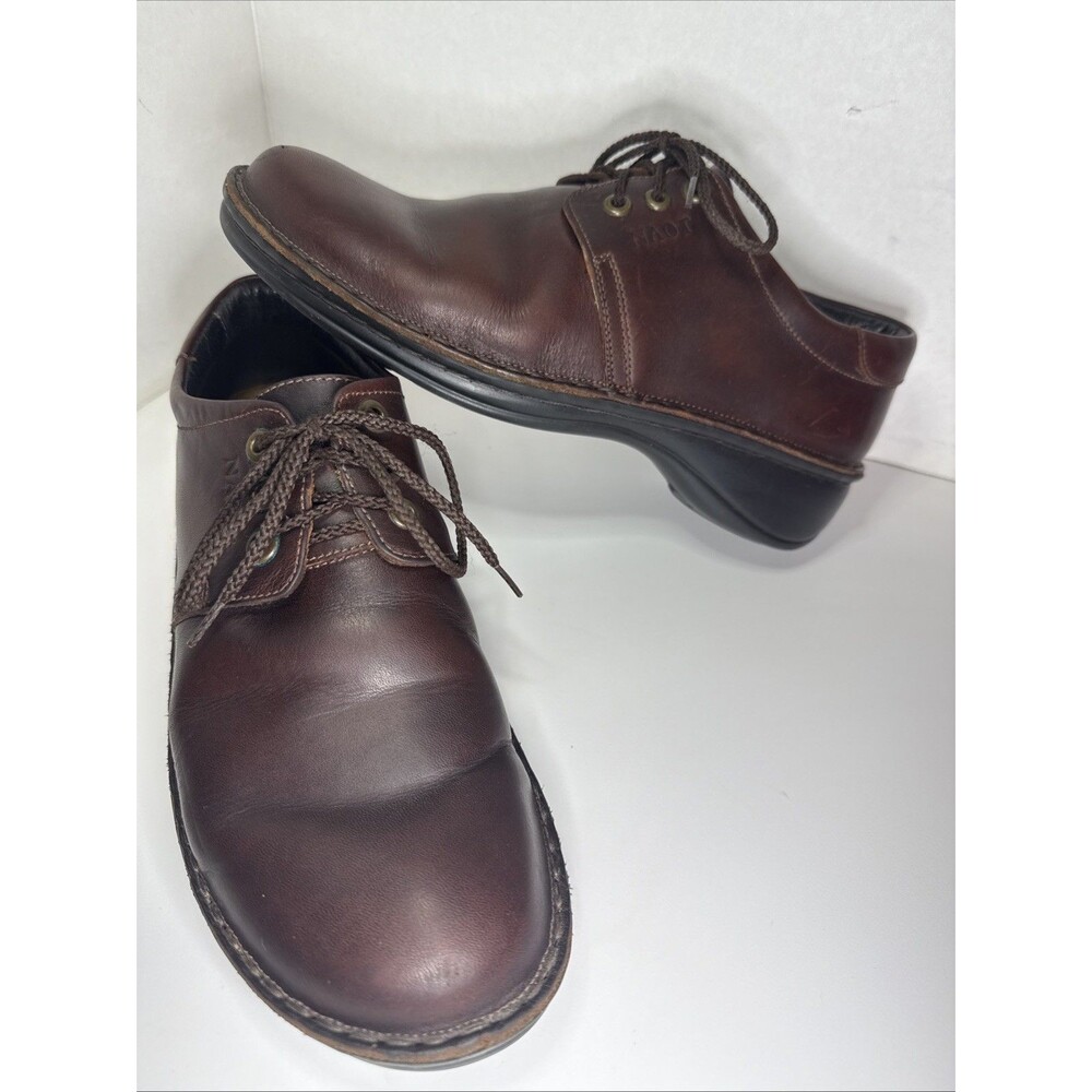 Size 9 Naot Womens Mezzo Oxford Lace Up Comfort Shoes Brown Leather Euro 40 Shoe
